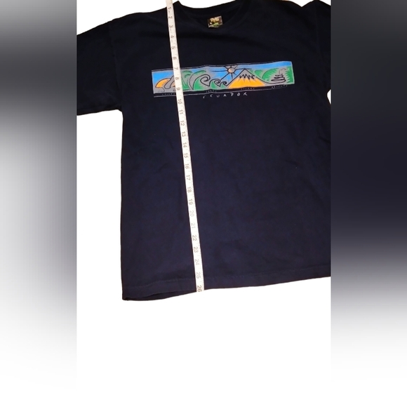 Vintage Hyla Navy Blue Short Sleeves Cotton t-shirt Size Medium. - Picture 6 of 7